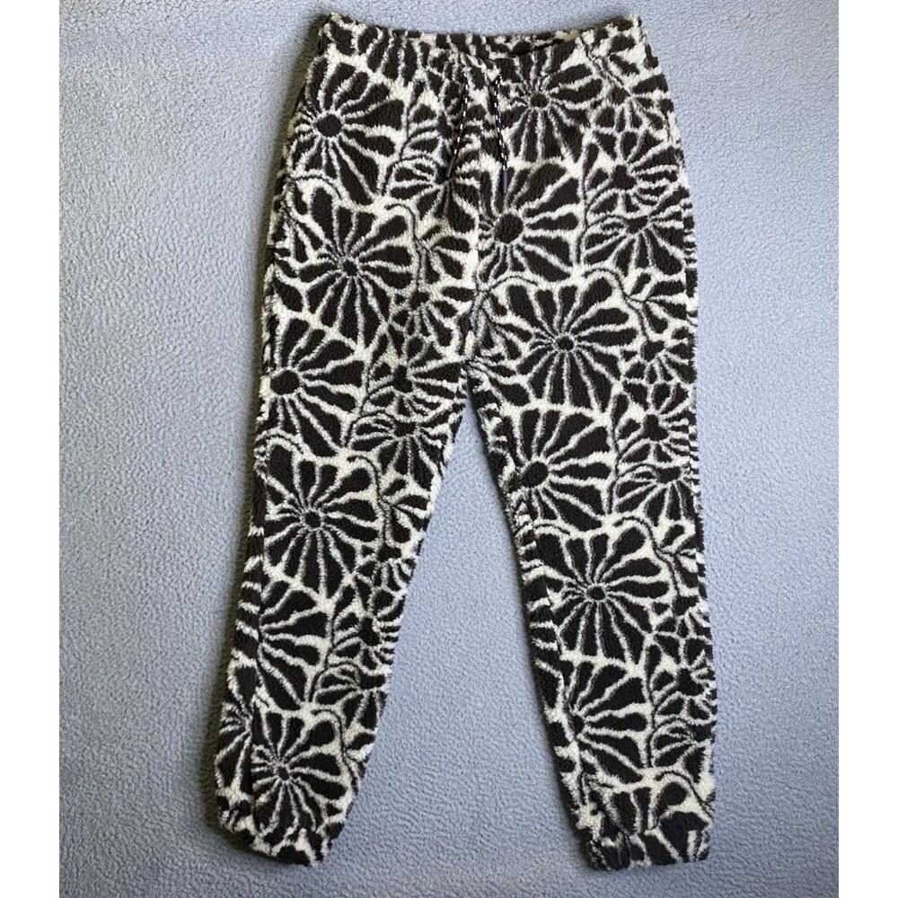 Parks Project Jogger Adult Medium Wildflower High Pile Fleece Brown Hiking NWOT
